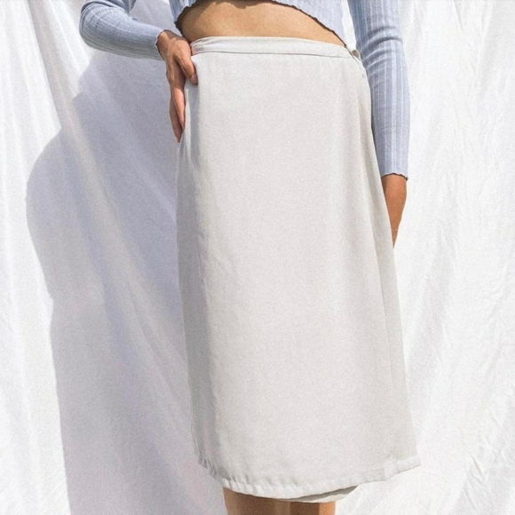 Oak & Fort Wrap Skirt - Picture 1 of 3